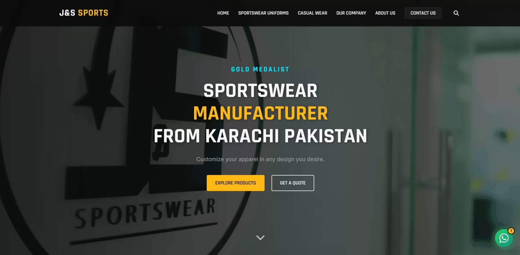 J&S Sportswear Website Redesign & Development Case Study